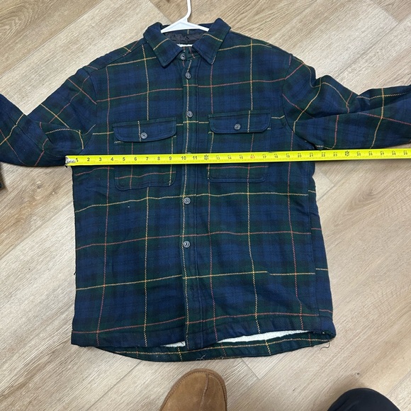 Men’s H&M Sherpa Lined Flannel Jacket - Picture 5 of 8